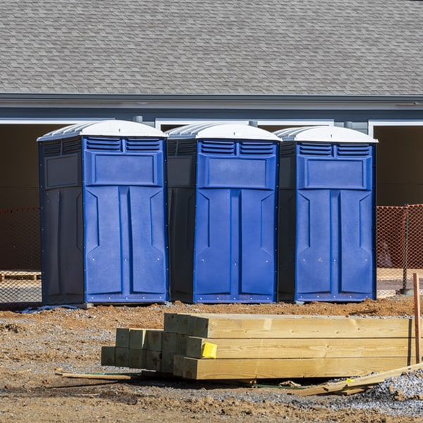 what is the expected delivery and pickup timeframe for the porta potties in Elgin